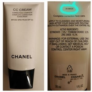 CChanel CC CREAM COLOR BEIGE 20 RARE